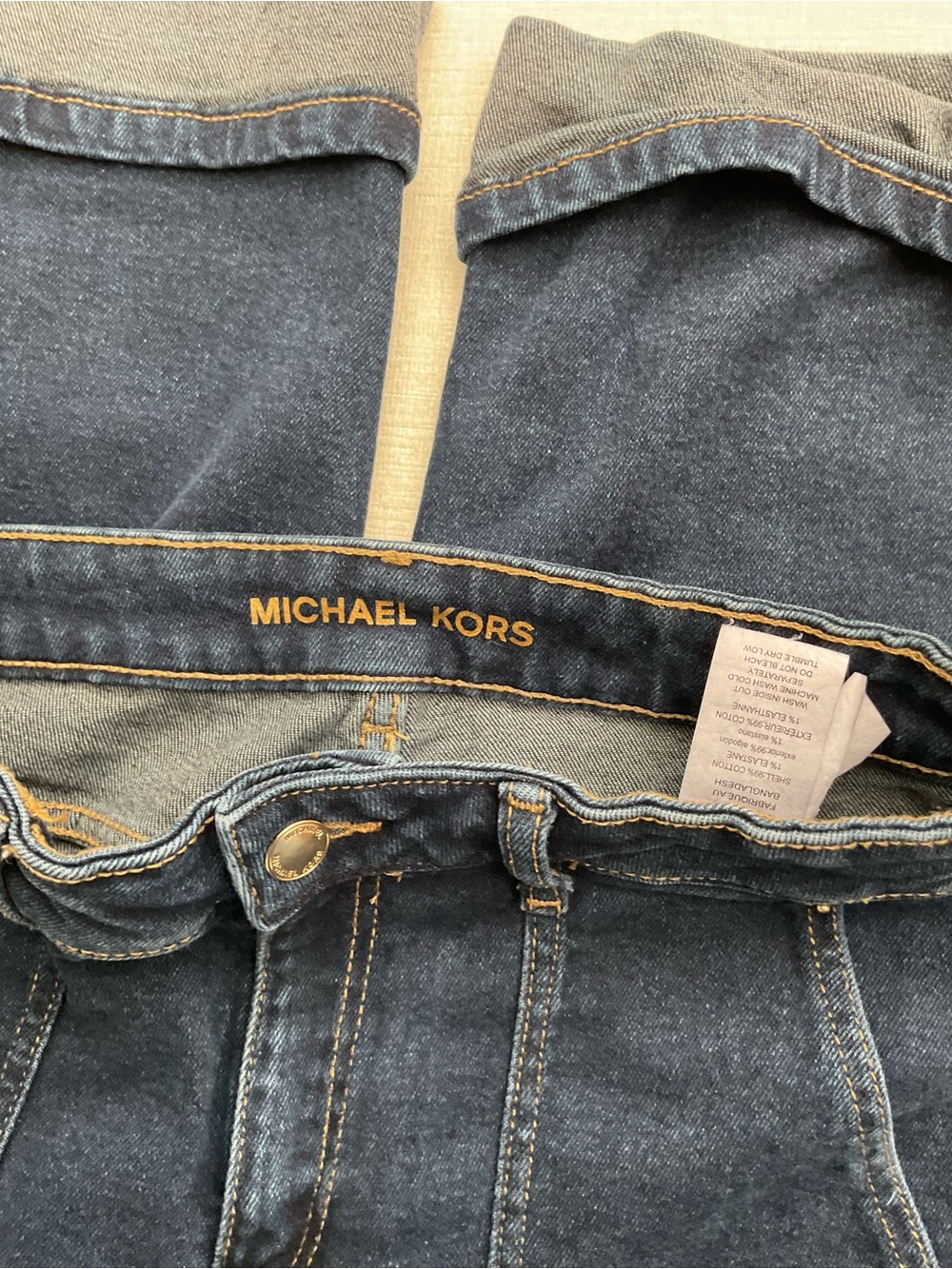 Michael Kors Dark Wash Denim Women’s Jeans - Picture 6 of 8